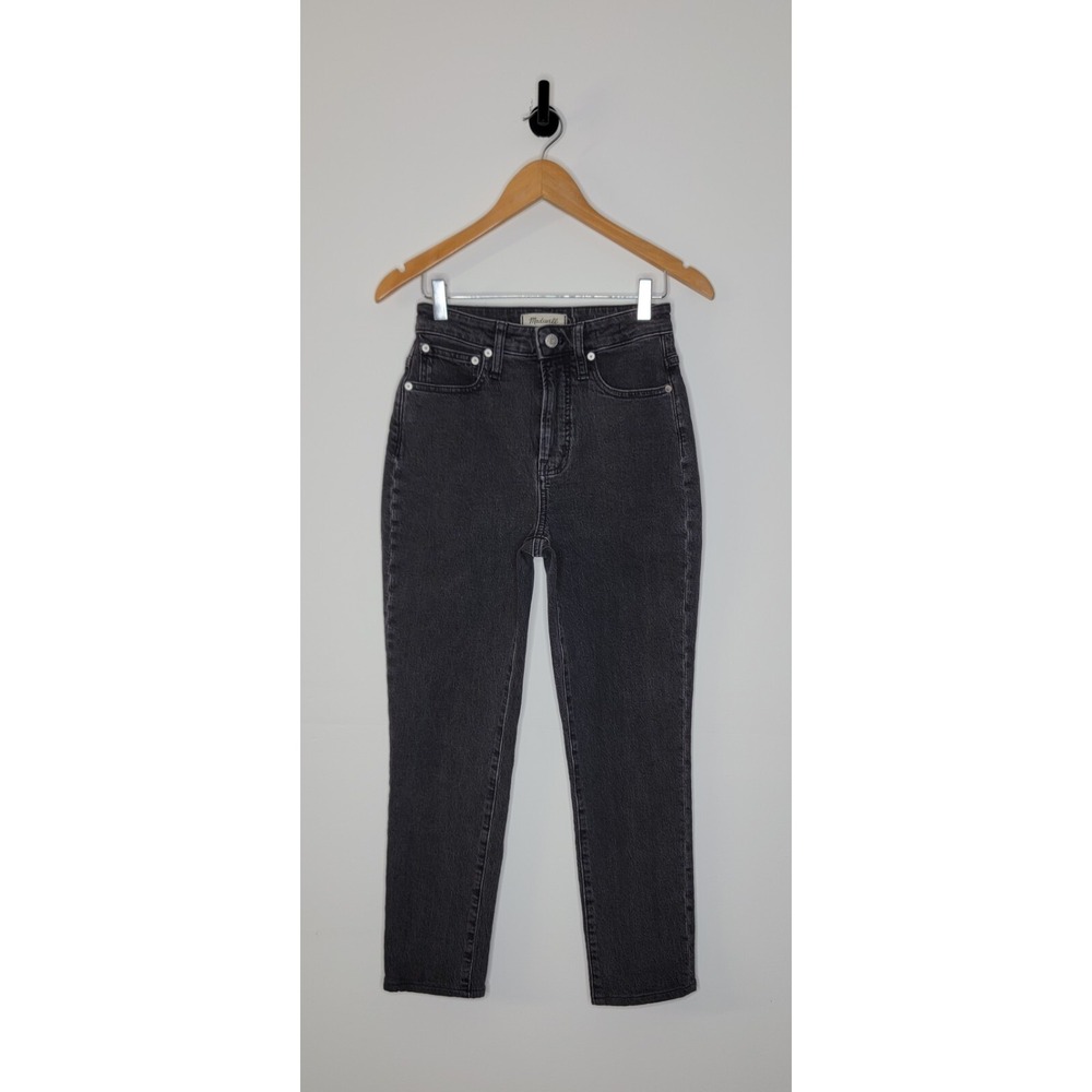 Madewell The Curvy Perfect Vintage Jean Women's Size 24 High Rise Black Wash